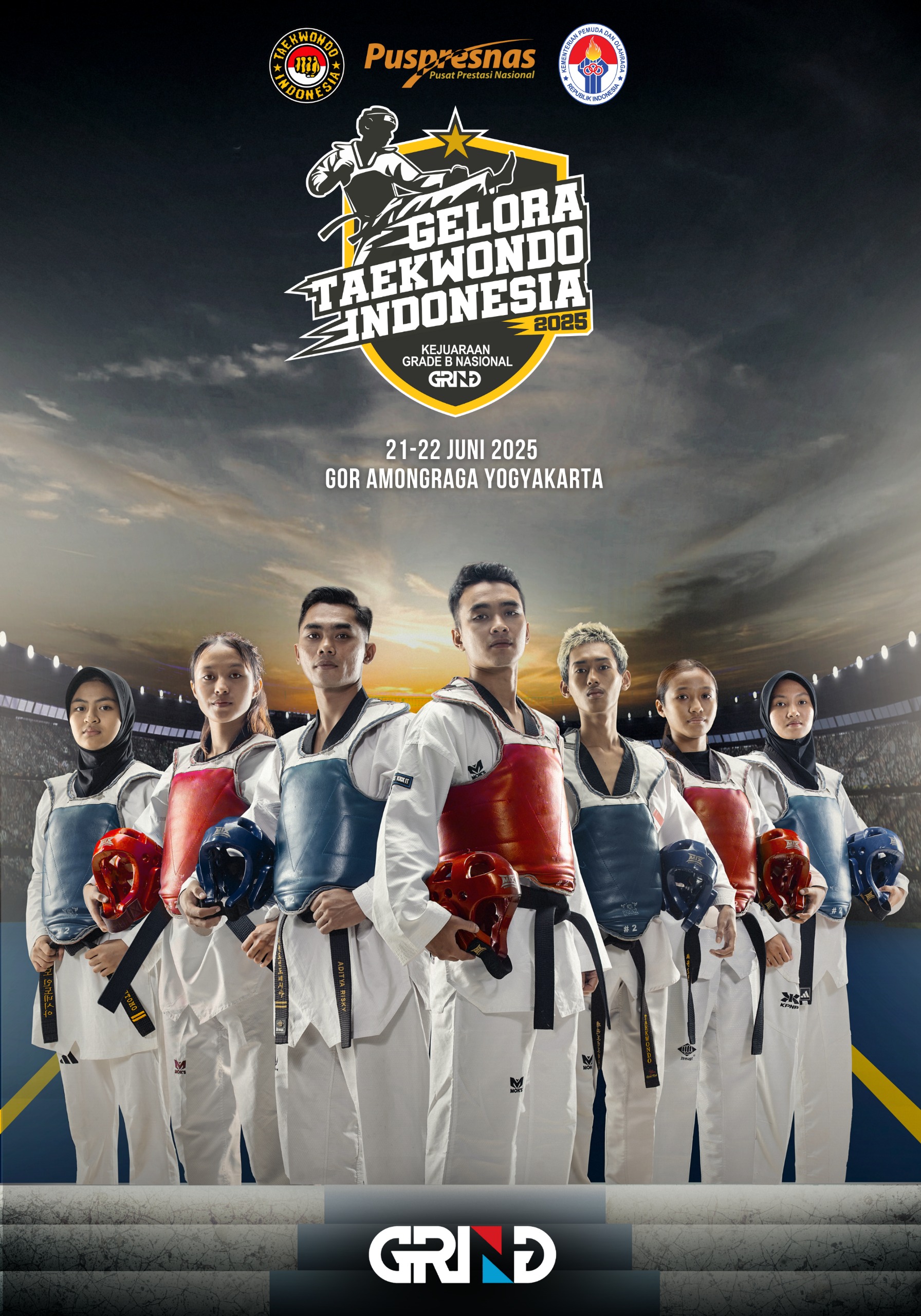 Panggung Juara Taekwondo Indonesia Taekwondo Indonesia Dojang HEAD HEART HOPE